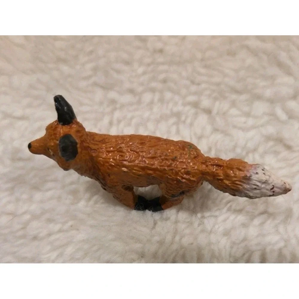 Safari Ltd Vtg Red Fox Figure Tereium Dollhouse Animal‎ 3